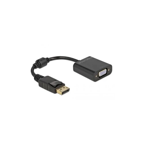 Delock 61006 DisplayPort / VGA adapter [1x mu&amp;scaron;ki konektor DisplayPort - 1x 15-polni ženski konektor D-Sub] crna 0.15 m Slike