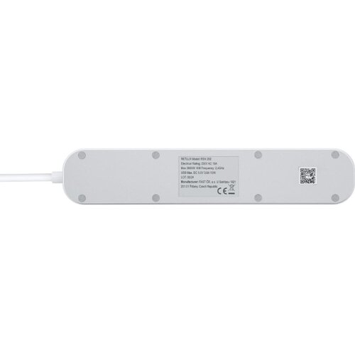 Retlux Pametni produžni kabl sa prekidačem 4Z + 2xUSB-A+1xUSB-C 1,5m Wi-Fi Tuya Slike