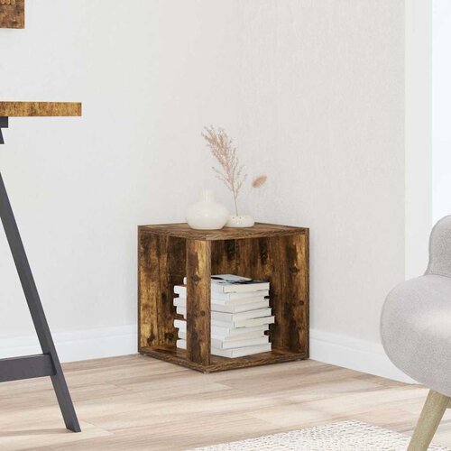  Bočni stolić dimljeni hrast 33 x 33 x 34,5 cm konstruirano drvo Cijene