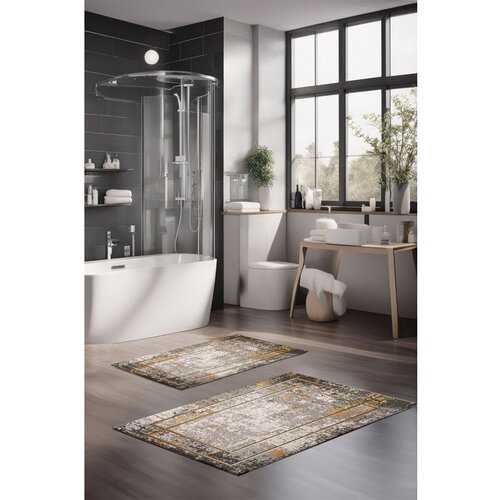  CT-5097 multicolor bathmat set (2 pieces) Cene