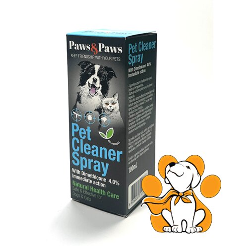 PAWS&PAWS sprej Protiv Parazita Na Bazi Demetikona Cleaner Sprej, 100ml Cene