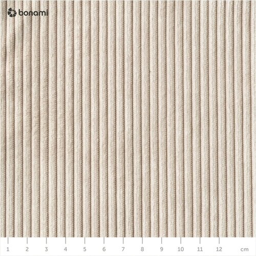 Karup Design Bela raztegljiva sedežna garnitura iz rebrastega žameta 196 cm Base &amp;ndash; Slike