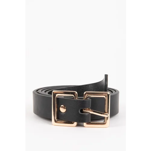 Defacto Women's Faux Leather Classic Belt