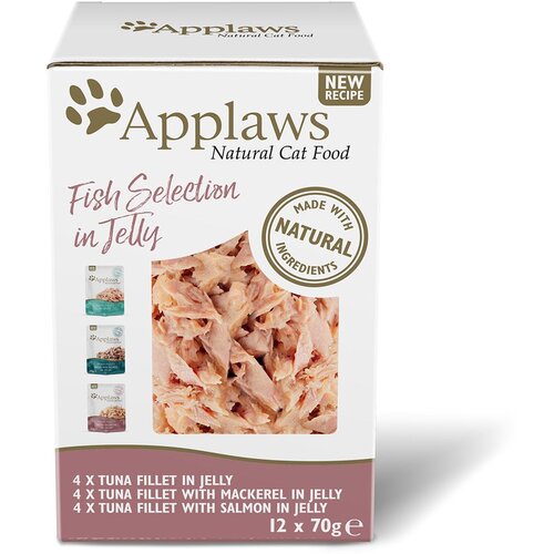 Applaws Jelly Pouch miješano pakiranje 12 x 70 g - Izbor ribe (3 vrste) Cijene