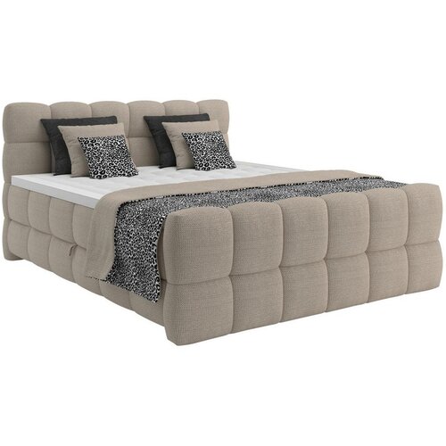 Premium Living Postelja Boxspring Brisbane, Bež, 120x200 Slike