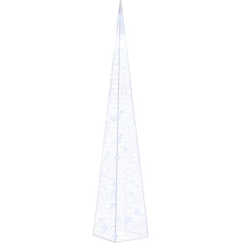  Akrilni ukrasni stožac s LED svjetlima plavi 60 cm Slike