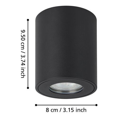 Eglo 901028 - Spoljna reflektorska svetiljka TORRECOLA 1xGU10/5W/230V, prečnik 8 cm, IP44 Slike