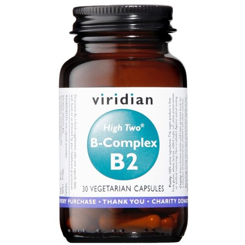 Viridian Nutrition B-kompleks + B2 Viridian (30 kapsul) Slike