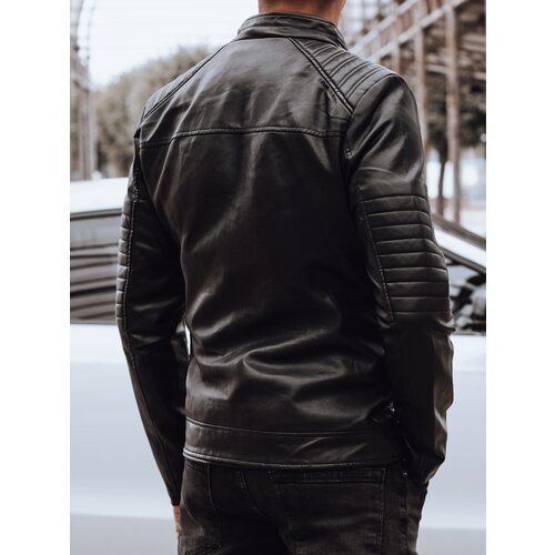 DStreet Kurtka męska sk&amp;oacute;rzana z podszewką czarna Slike