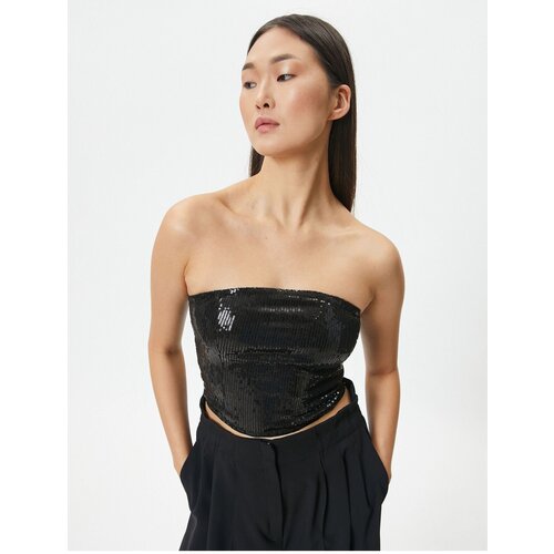 Koton Melis Ağazat X - Sequined Strapless Bustier Slike