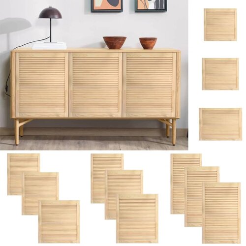 vidaXL Vrata sa žaluzinama od masivne borovine 99,3 x 39,4 cm Cijene