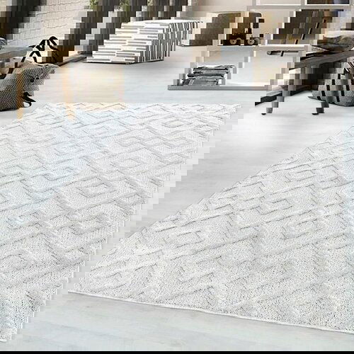 XXXL Tkana Preproga Pisa, Kremna, Ca. 140x200cm Cene