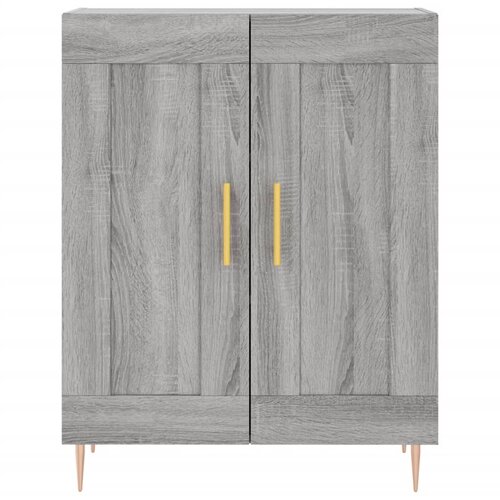  Visoka komoda siva sonome 69,5x34x180 cm od konstruiranog drva Slike
