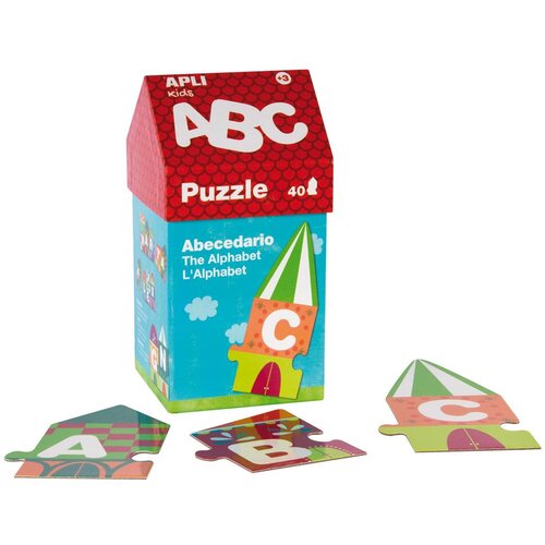 Apli Sestavljanka mala hiša z abecedo, 40 kos, (20392855) Cene