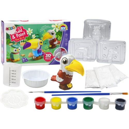  Set of Creative Artistic Birds 3D Plaster Paints Cijene