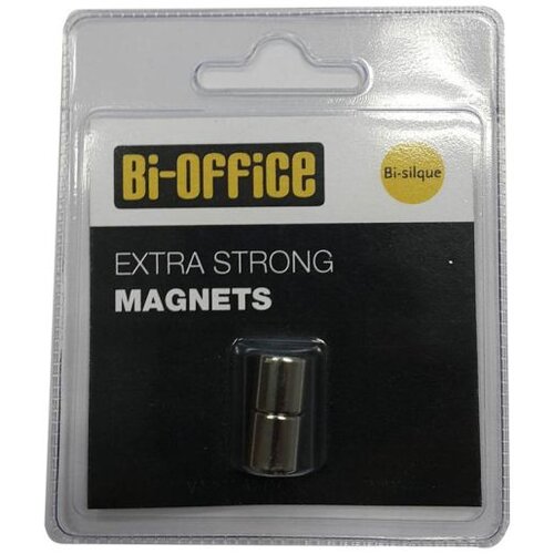 Bi-office Magneti za steklene table Bi-Office, fi-10 mm, 2 kosa Slike