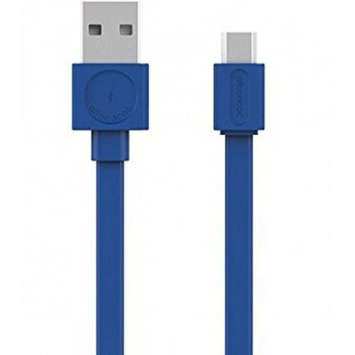 Allocacoc Flat USB kabl USB-C, duž.1,5m, plavi 10453BL/USBCBC Slike