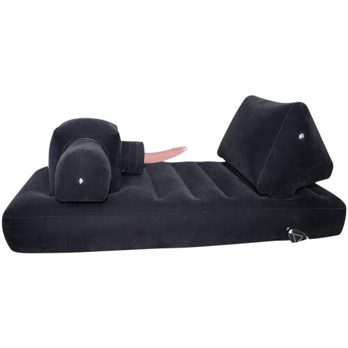 You2Toys Velvet Luxury - krevet za seks s ugrađenim seks strojem (crni) Cijene