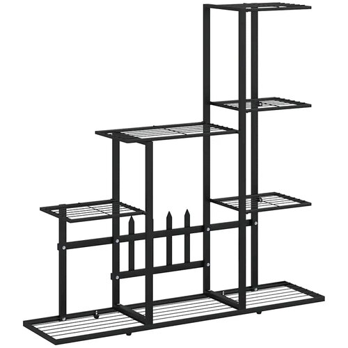  Stalak za cvijeće 94,5 x 25 x 88 cm metalni Slike