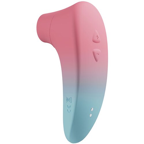 Lovense Tenera 2 - pametni vodoodporni stimulator klitorisa z zračnim valovanjem (modro-rožnata) Slike