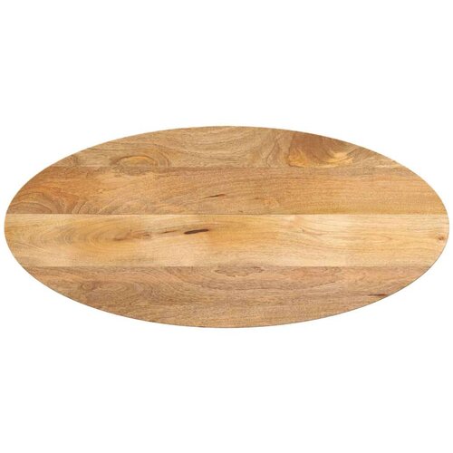 Stolna Mizna plo&amp;scaron;ča 140x50x3,8 cm ovalna trden mangov les, (21411620) Slike