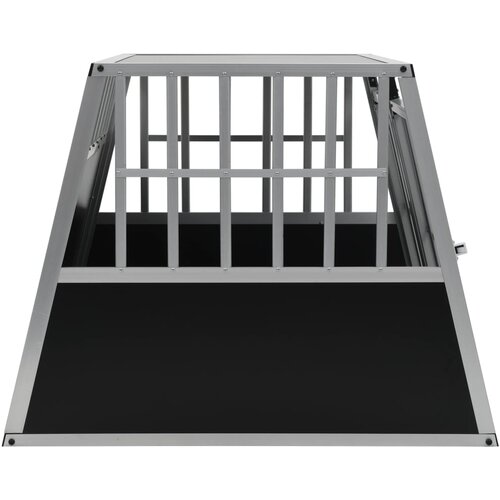  Kavez za pse s dvostrukim vratima 94 x 88 x 69 cm Slike