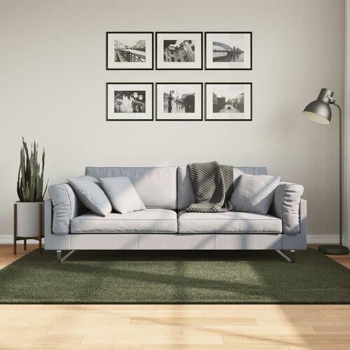  Tepih HUARTE kratkih vlakana mekani i perivi zeleni 140x200 cm Slike