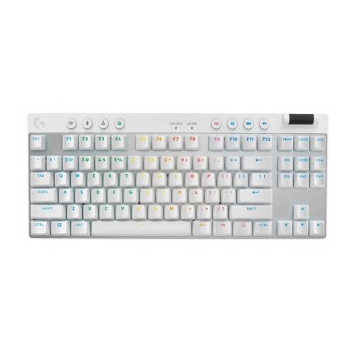 Logitech G PRO X TKL Lightspeed Gaming White US BT Tactile Cene