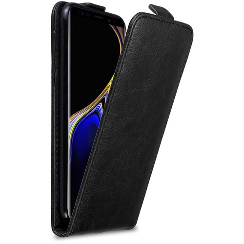 Cadorabo Ohi&scaron;je, združljivo z Samsung Galaxy NOTE 9 v nočna črna - Za&scaron;čitni ovitek v obliki flipa z magnetnim zapiranjem, (20562200) Cene