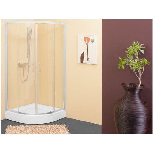 Kolpa San polkrožna tuš kabina 90x90/K SQ LINE TKP srebrni profili 511120 Cene