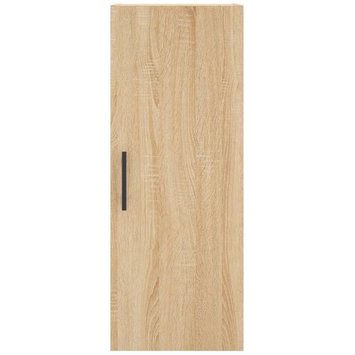  Visoka komoda hrasta sonome 34,5x34x180cm od konstruiranog drva Slike