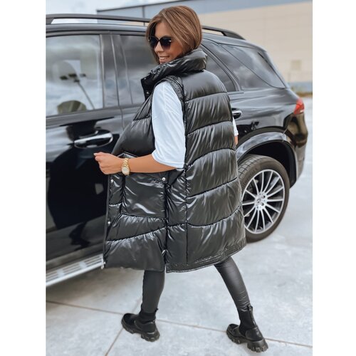DStreet Women's quilted vest MARIEL black TY3017 Cene