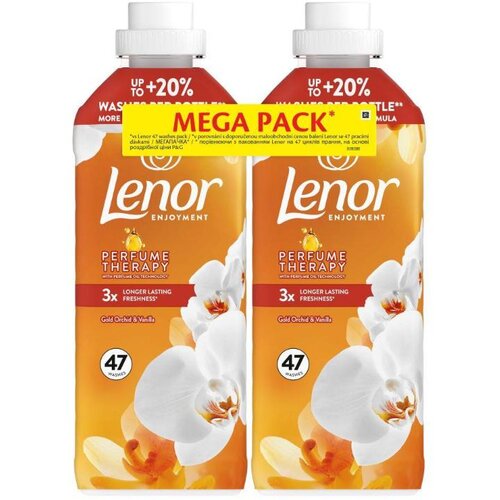 Lenor Mehčalec za perilo Gold Orchid & Vanilla, 2 x 47 pranj Cene