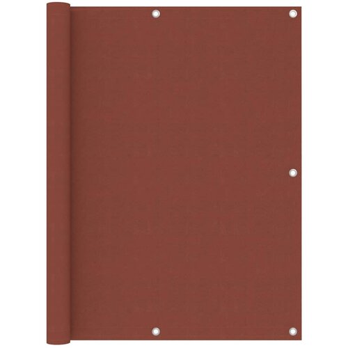 Balkonski zastor terakota 120 x 600 cm od tkanine Oxford Cijene