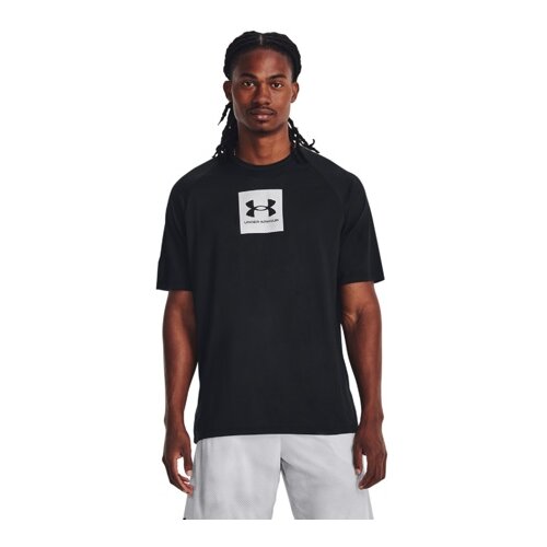 Under Armour UA Tech Print Fill SS Shirt, Black/White - L, (21588690) Cene