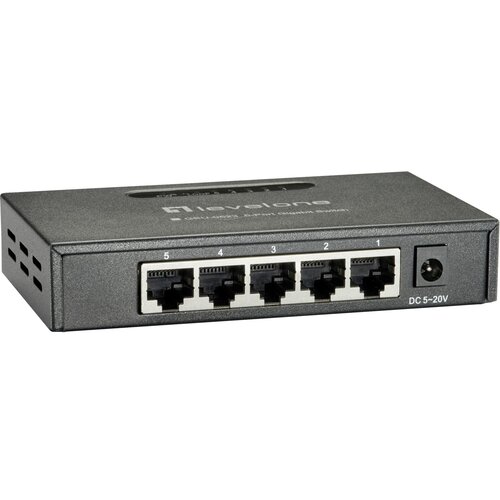 Level One GEU-0523 5-Port Gigabit Switch Slike
