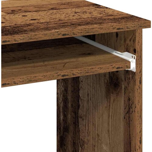VidaXL Radni stol s policama boja drva 84x40x78 cm konstruirano drvo Slike