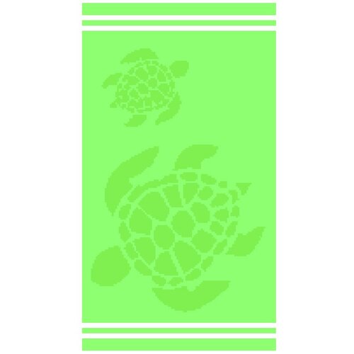 B.E.S. Zeleni pamučan ručnik za plažu 70x140 cm Turtle – Cijene