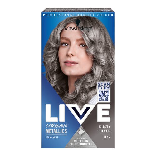 Schwarzkopf Live Intense Colour - Boja za kosu - U72 Dusty Silver Cene