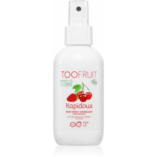 Toofruit Detangling Spray sprej za jednostavno raščešljavanje kose za djecu Strawberry Cherry 125 ml