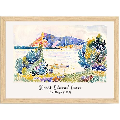 Wallity Plakat z okvirjem 75x55 cm Henri-Edmond Cross – Wallity Cene