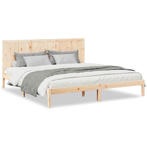 vidaXL Daljši posteljni okvir brez vzmetnice 200x220 cm trden les, (22053125) Cene