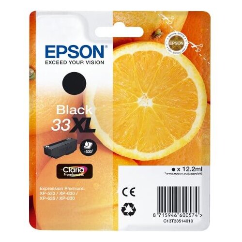 Epson Kartuša 33 BK XL (C13T33514010) (črna), original Cene