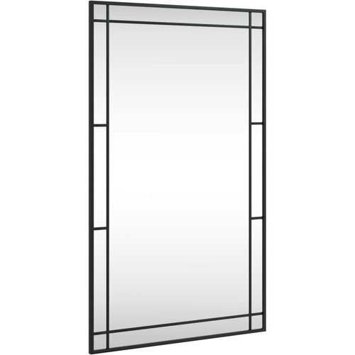 Maison Chic Stensko Ogledalo - Zrcalo - Kozmetično ogledalo črno 60x100 cm pravokotno železo, (21697738) Cene