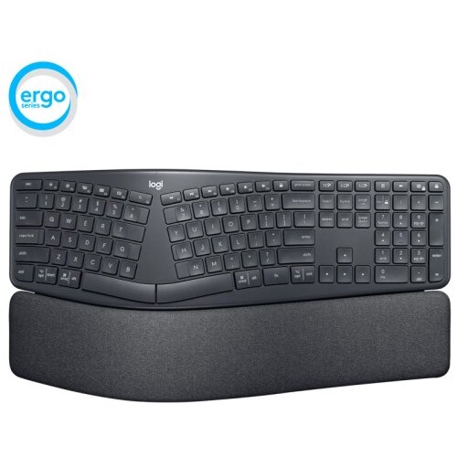 Logitech ERGO K860 SPLIT brezžična Bluetooth slo črna tipkovnica Cene