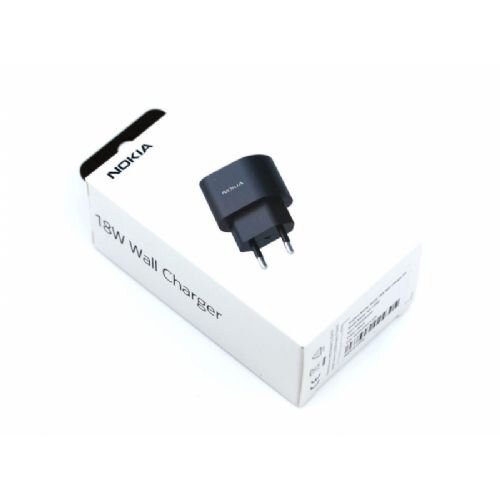 Jabra NOKIA HI&amp;Scaron;NI POLNILEC 220V adapter AD-18WE Super Fast Charge 18W (EU Blister) - črn Slike