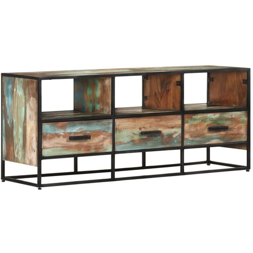 vidaXL TV ormarić od masivnog obnovljenog drva 110 x 30 x 45 cm Cijene