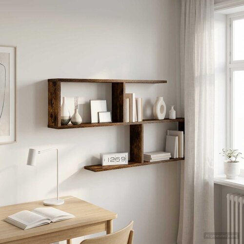  Polica na zidu 60 x 12 x 50,5 cm Konstruirano drvo Cijene