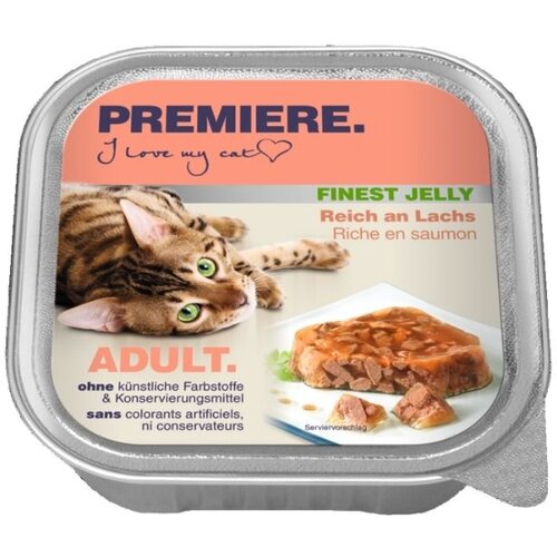 Premiere Cat Adult Finest losos u želeu 100 g ALU-pak Cene