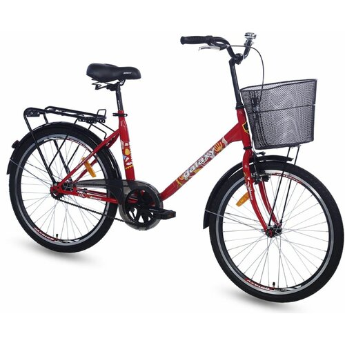 Galaxy adriatic 24" crvena ženski bicikl Cene